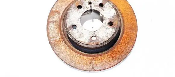 Opel Astra J Rear brake disc neventiliuojamas