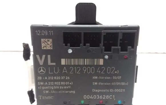 Mercedes-Benz E W212 Door control unit/module A2129004202