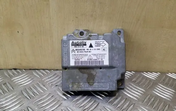 Citroen C4 I Airbag control unit/module 9653493780