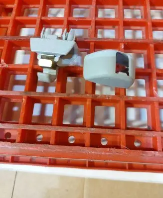 Sun visor clip/hook/bracket