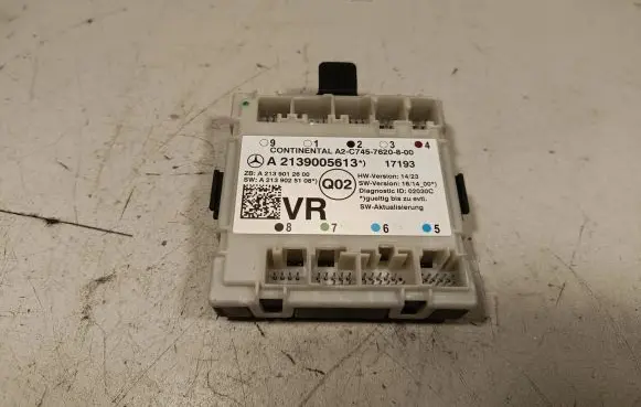 Mercedes-Benz E W213 Door control unit/module A2139005613