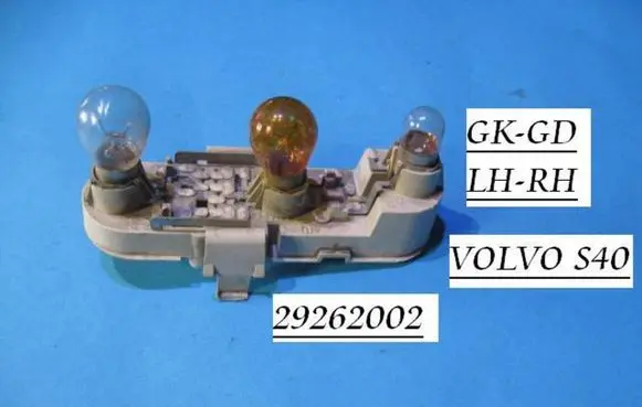 Volvo S40, V40 Tail light bulb cover holder 29262002