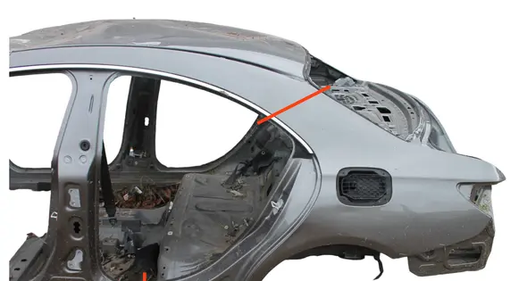 Mercedes-Benz CLA C117 X117 W117 Rear quarter panel 