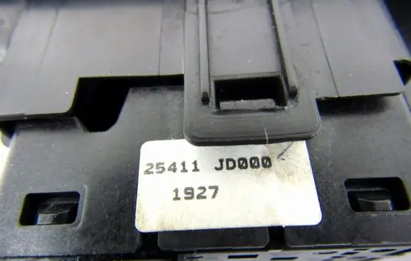 Electric window control switch