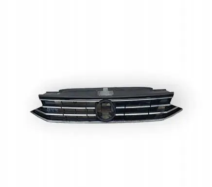 Volkswagen PASSAT B8 Front bumper upper radiator grill 3G0853651CH