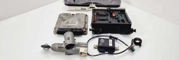 Ford Galaxy Engine ECU kit and lock set 038906019BE YM2112A650JA 0281010240