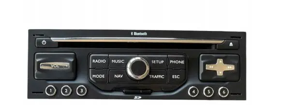 Peugeot 3008 I Radio/CD/DVD/GPS head unit 96751717XT