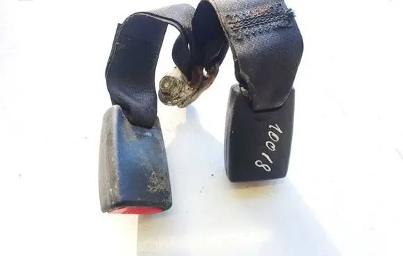 Middle seatbelt buckle (rear)