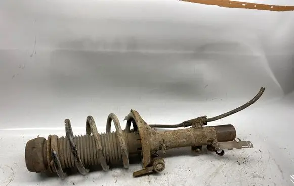 Front shock absorber with coil spring