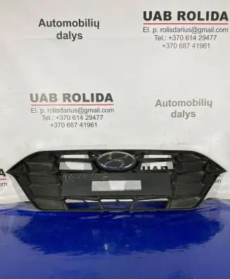 Front bumper upper radiator grill