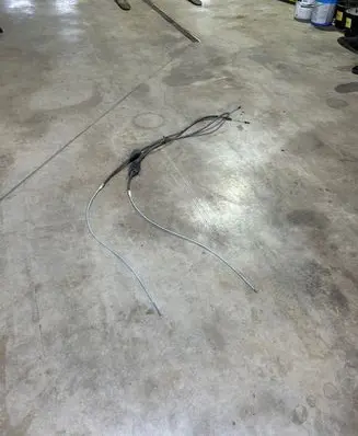 Citroen Berlingo Handbrake/parking brake wiring cable 98152646800