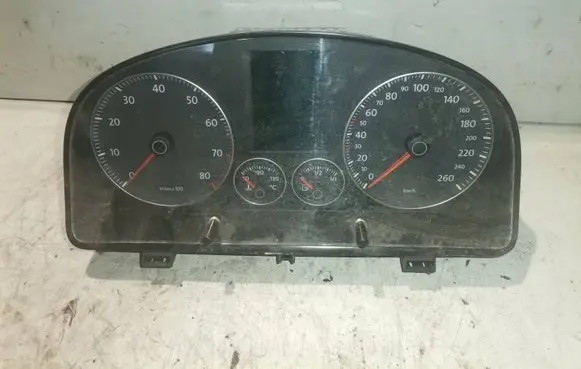Volkswagen Touran I Speedometer (instrument cluster) 1T0920873D V0001000 0677011158