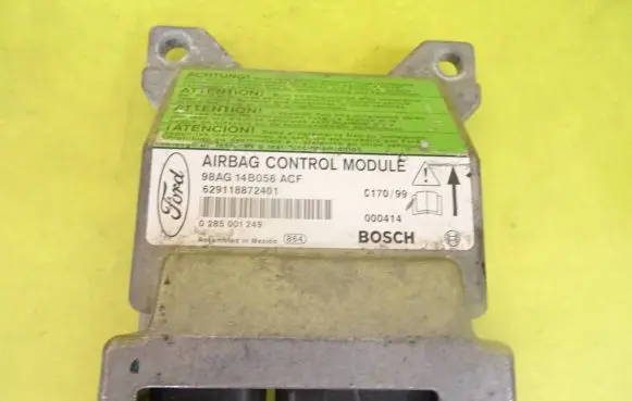 Ford Focus Airbag control unit/module 98AG14B056ACF 0285001249