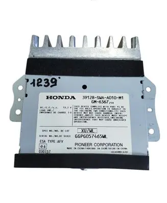 Honda CR-V Sound amplifier 39128SWAA010M1 GGPG057465WL GM6367