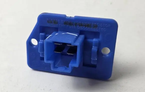 Heater blower motor/fan resistor