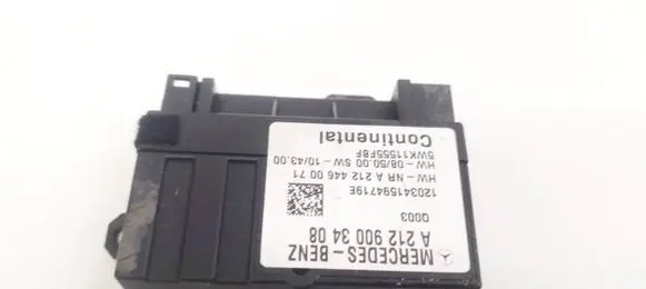 Mercedes-Benz E W212 Fuel injection pump control unit/module A2129003408 5WK11555FBF
