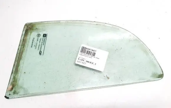 Rear vent window glass