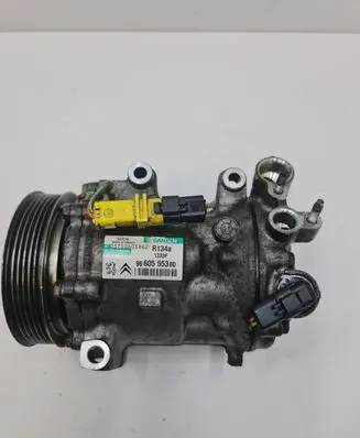Peugeot 407 Air conditioning (A/C) compressor (pump) 9660555380 03750603862