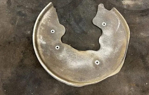 Audi A4 S4 B8 8K Rear brake disc plate dust cover 