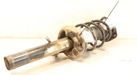 Front shock absorber with coil spring