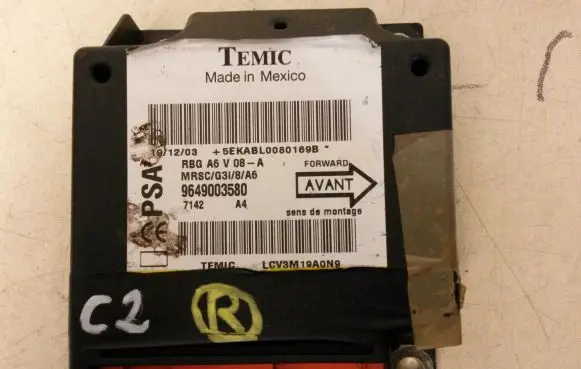 Citroen C2 Airbag control unit/module 9649003580