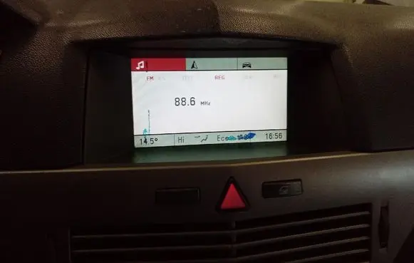 Opel Astra H Radio/CD/DVD/GPS head unit 13111166