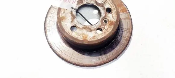 Mercedes-Benz A W169 Rear brake disc neventiliuojamas