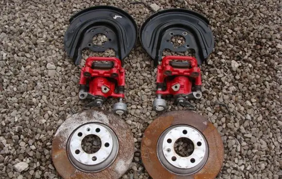 Audi A1 Brake discs and calipers set 