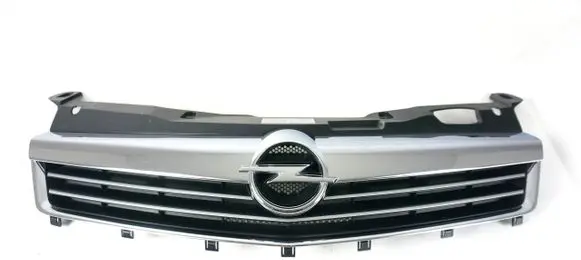 Opel Astra H Front bumper upper radiator grill 13225775 13225780