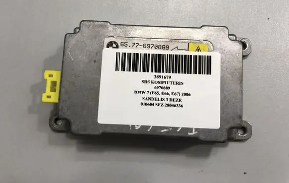 BMW 7 E65 E66 Airbag control unit/module 6970889