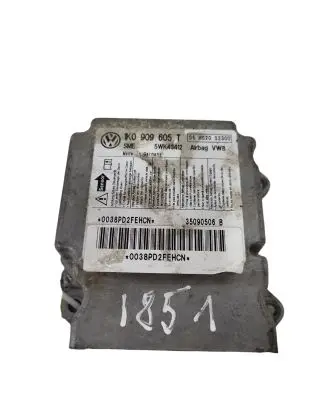 Skoda Octavia Mk2 (1Z) Airbag control unit/module 1K0909605T 5WK43412 35090506B