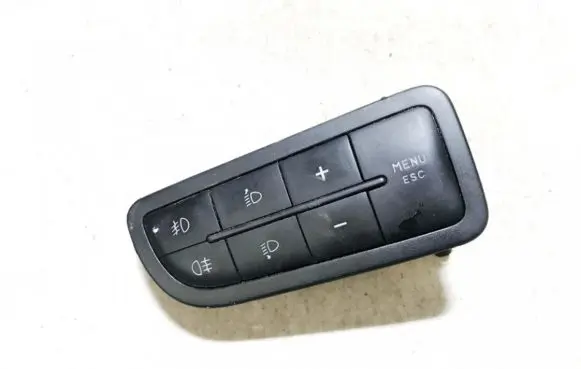 Headlight level height control switch