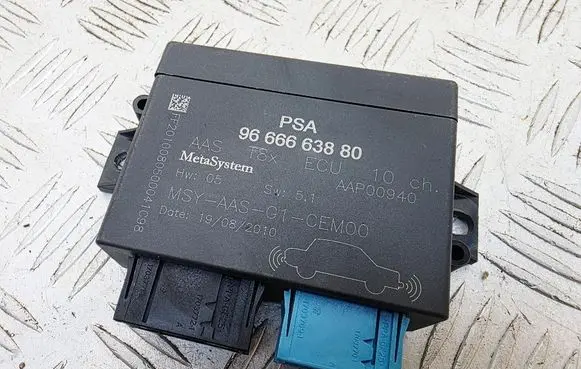 Peugeot 3008 I Parking PDC control unit/module 9666663880