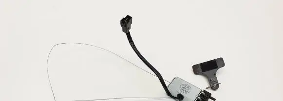Fuel tank cap lock motor