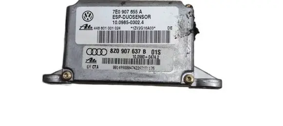 Audi A2 ESP acceleration yaw rate sensor 8Z0907637B 10098503024 7E0907655A