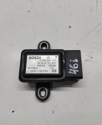 BMW 5 E39 ESP acceleration yaw rate sensor 0265005248 6753694 34526753694