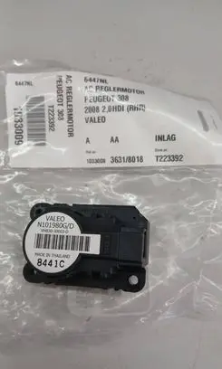 Peugeot 308 Air flap motor/actuator 6447NL 36318018 T223392