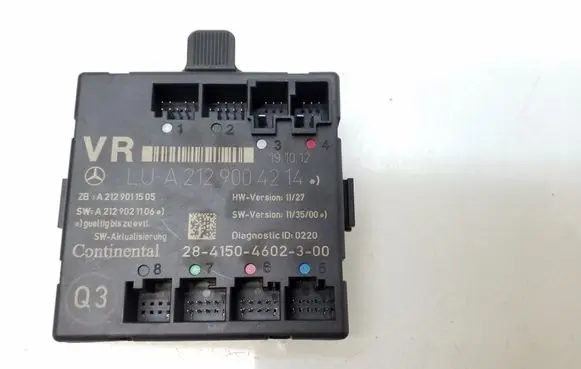 Mercedes-Benz E W212 Door control unit/module A2129004214 A2129011505 A2129021106