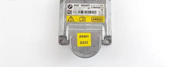 BMW 5 F10 F11 Airbag control unit/module 6864927 34526864927 0265020606