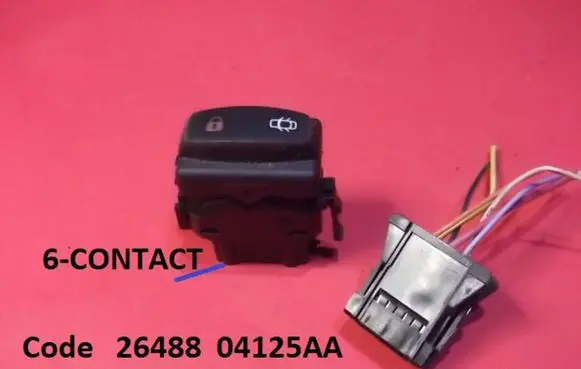 Nissan Primastar Central locking switch button 26488 04125AA