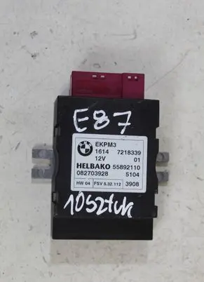 BMW 1 E81 E87 Fuel injection pump control unit/module 7218339