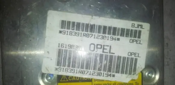 Opel Sintra ABS control unit/module 16198391 BJML