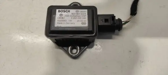 Audi A4 S4 B6 8E 8H ESP acceleration yaw rate sensor 8E0907637A 0265005245 0030583