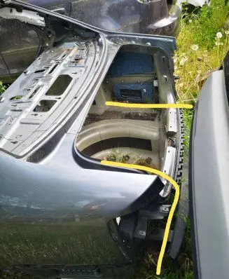 Rear quarter panel