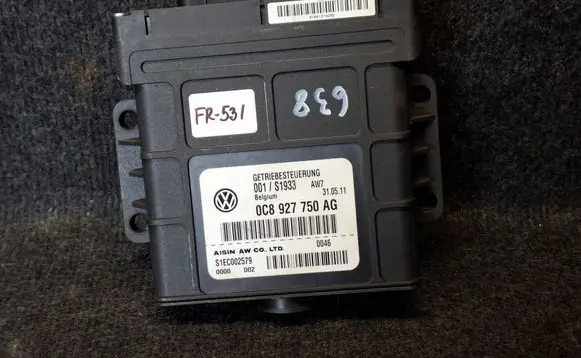 Volkswagen Touareg II Gearbox control unit/module 0C8927750AG