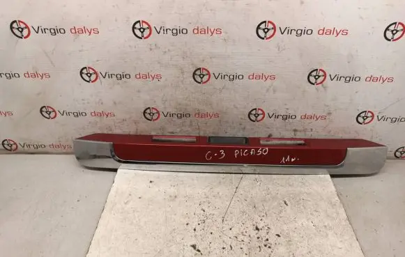 Citroen C3 Picasso Trunk door license plate light bar 9684450277