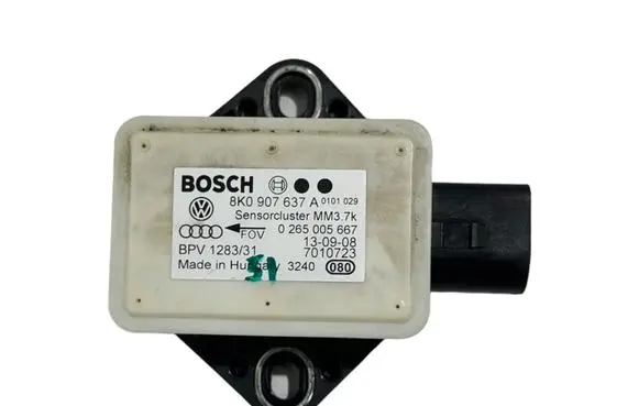 Audi A4 S4 B8 8K ESP acceleration yaw rate sensor 8K0907637A 0265005677 7010723