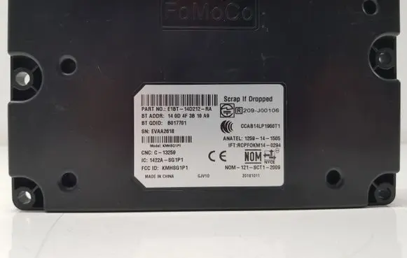 Ford Ecosport Other control units/modules E1BT14D212RA B017701