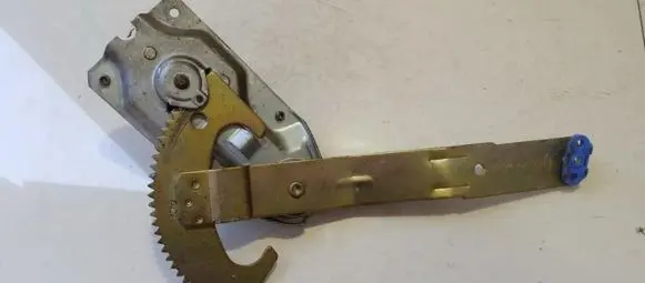 Sliding door window regulator with motor