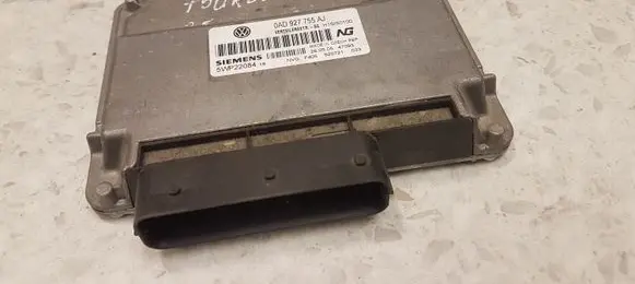 Volkswagen Touareg I Gearbox control unit/module 0AD927755AJ 5WP22084